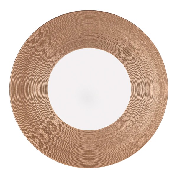 Charger plate, "Hemisphere - Colors", Metallic Pink