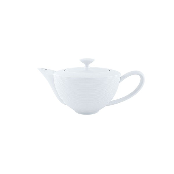 Teapot, small, "Hemisphere", White Satin