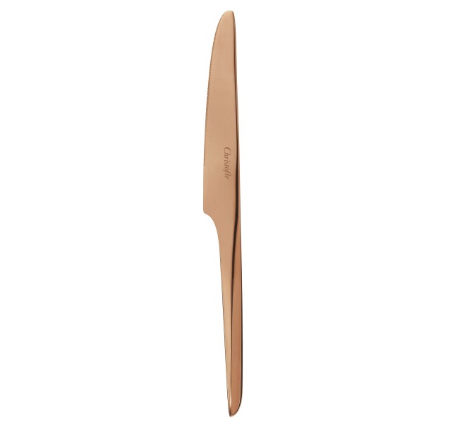 Dinner knife, "L'Ame de Christofle", stainless steel copper