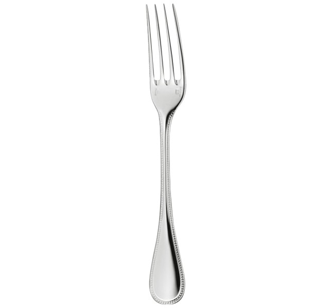 Standard fork, "Perles", sterling silver