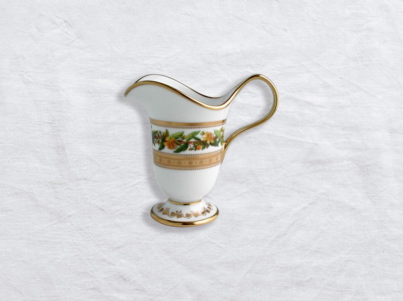 Creamer 6 cups, "Botanique", gold