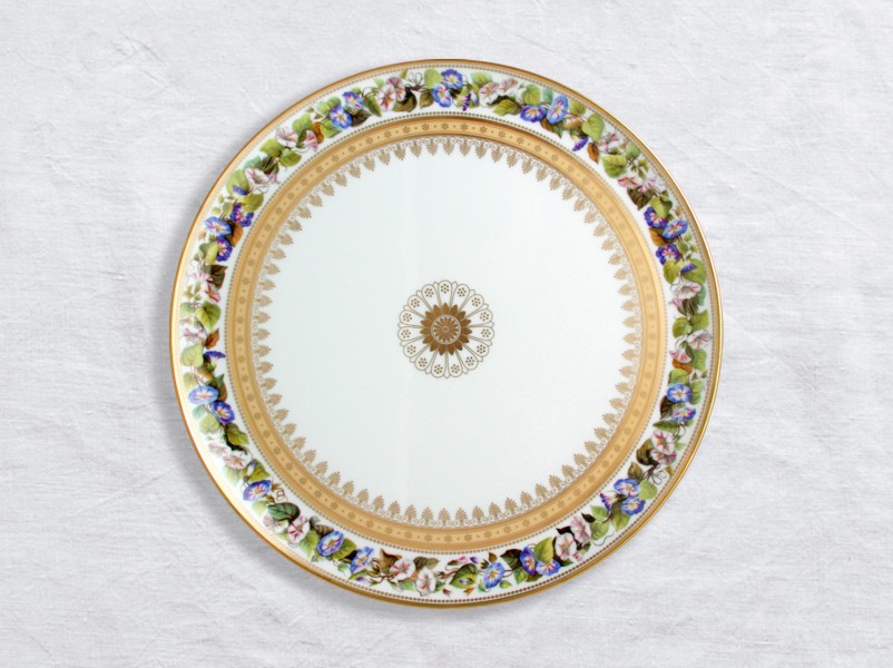 Tart platter round 33 cm, "Botanique", gold