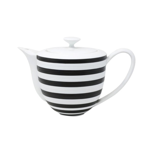 Coffee pot coffee, "Hemisphere - Colors", Black Bakelite Striped