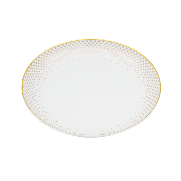 Pasta plate, "Rosace", Gold