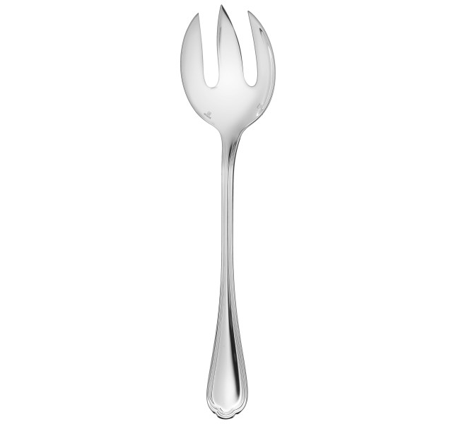 Salad serving fork, "Spatours", silverplated