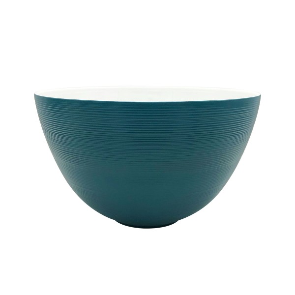 Salad serving bowl, large, "Hemisphere - Colors", Persian Blue