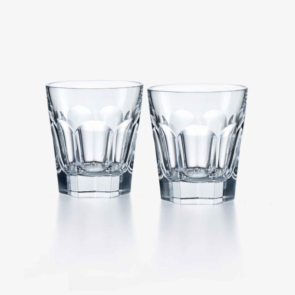 Set of 2 Tumblers, "Harcourt 1841"