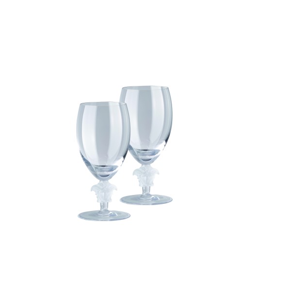 White Wine 2Pc Set"Medusa Lumiere 2ndEd", Clear