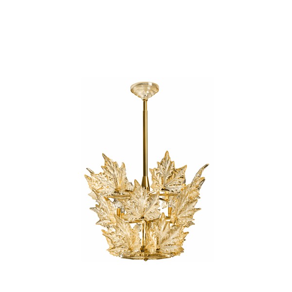 Chandelier, "Champs-Élysées", gold luster crystal, gold-plated