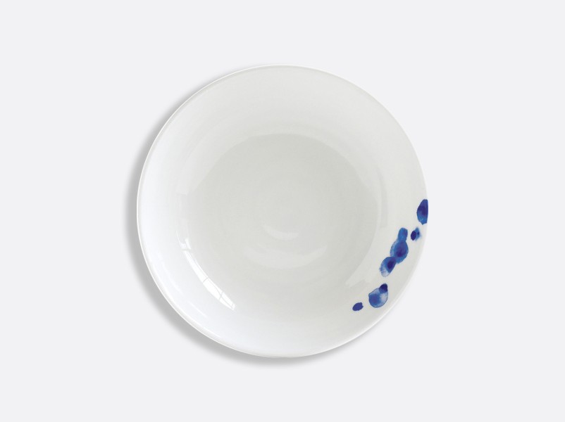 Coupe soup plate 19 cm, "Ondée", blue