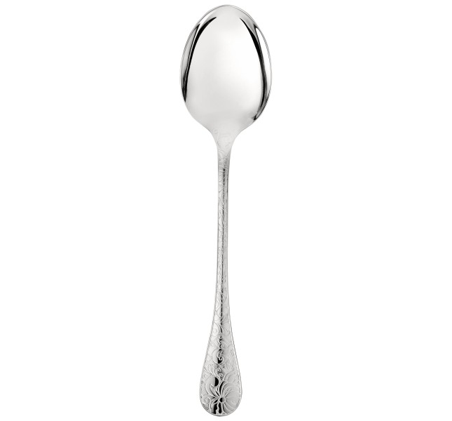 Vegetable spoon, "Jardin d'Eden", silverplated
