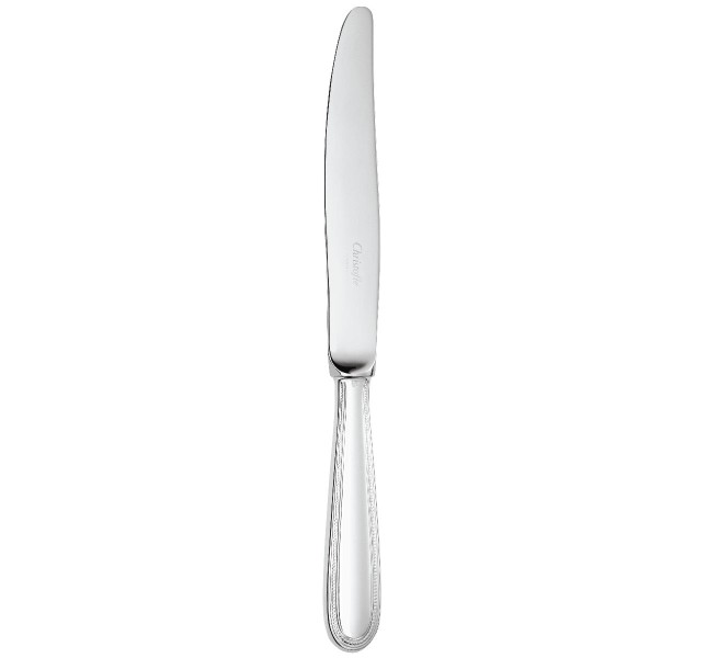 Dinner knife, "Perles", silverplated