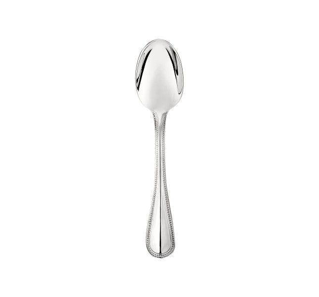 Espresso spoon, "Perles", stainless steel