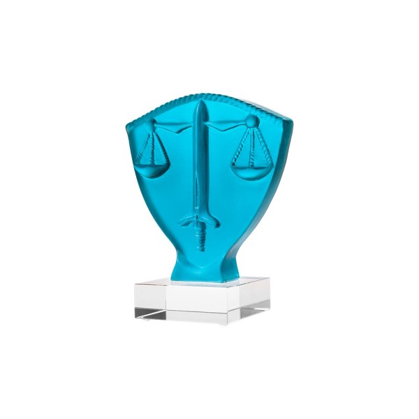 Briefbeschwerer - Justice Symbol, Blau