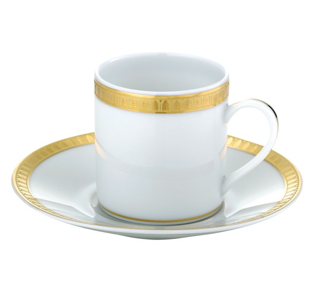 Demitasse Cup and Saucer 0.10 l, "Malmaison", gold