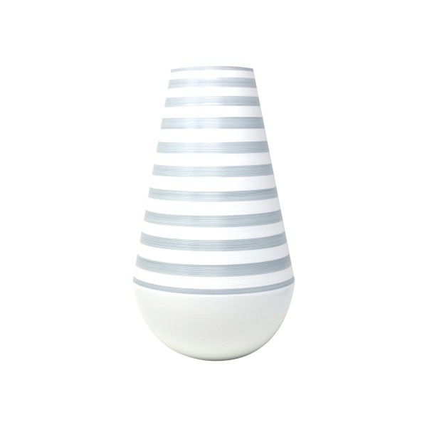 Vase, large, "Hemisphere - Colors", Storm Blue Striped