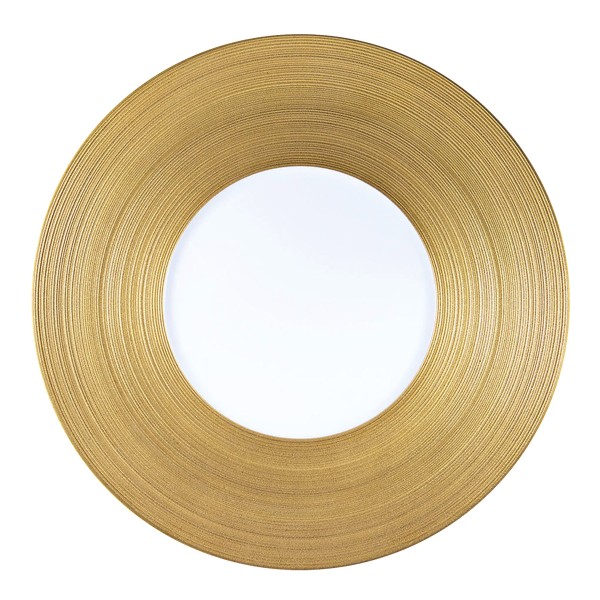 Charger plate, "Hemisphere - Precious Metals", Gold