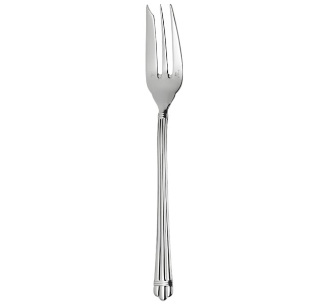 Serving fork, "Aria", silverplated