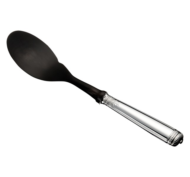 Horn Caviar spoon, "Malmaison", silverplated
