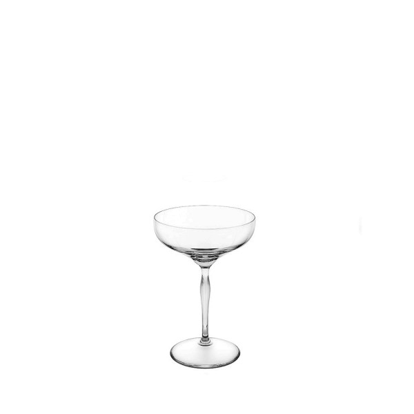 Champagne coupe, "100 POINTS", clear crystal