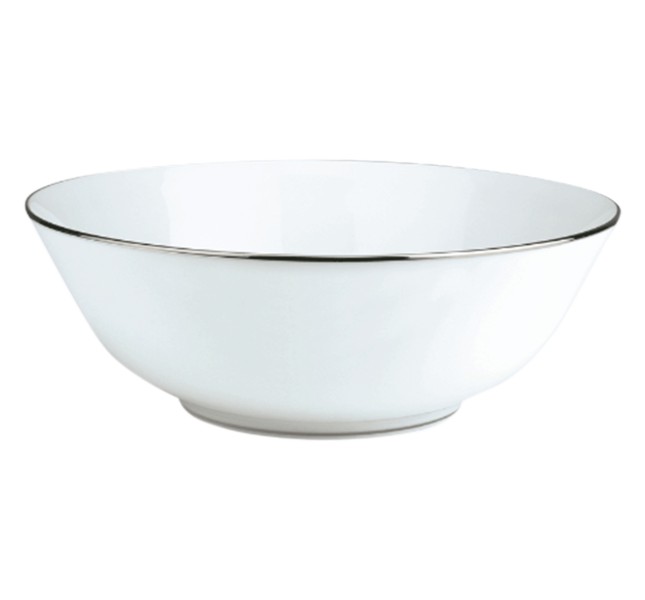 Salad serving bowl 25 cm, "Albi", platinum