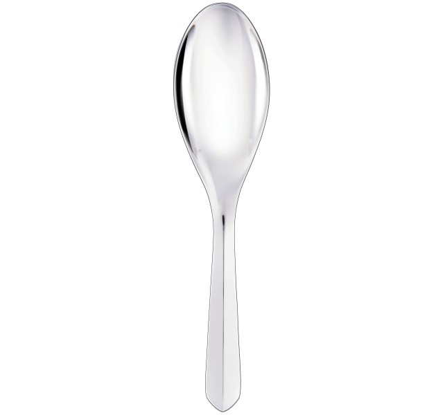 Vegetable spoon, "Infini Christofle", silverplated