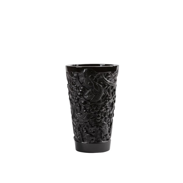 Vase medium, 22.2 cm, "Merles et Raisins"