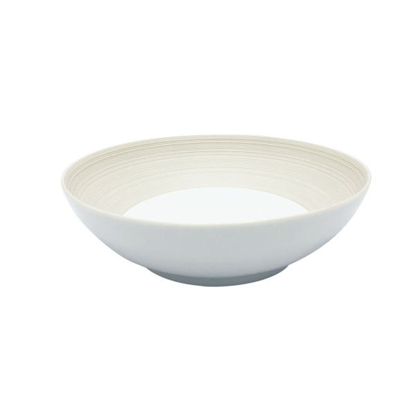 Salad bowl, large, "Hemisphere - Colors", Vanilla