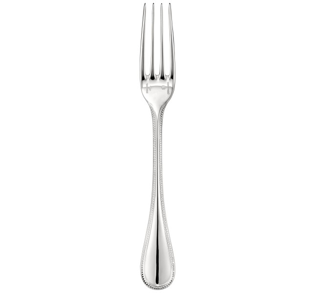 Dinner fork, "Perles", sterling silver