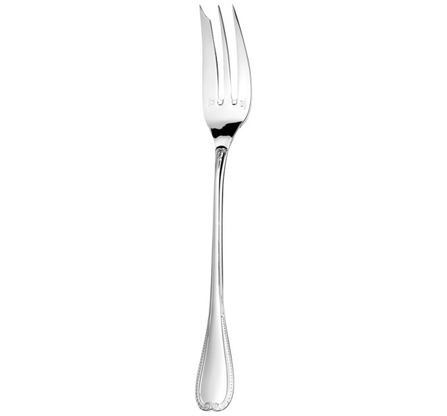 Serving fork, "Malmaison", sterling silver