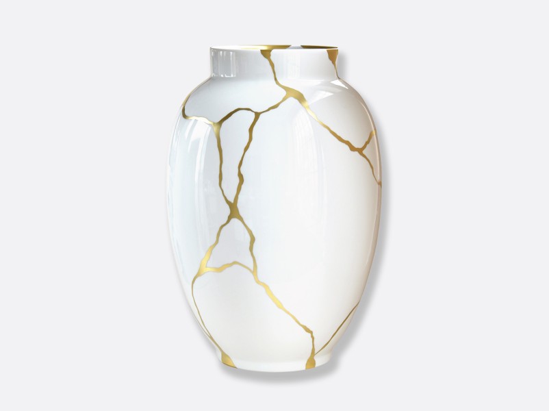 Vase 57 cm, "Kintsugi", gold