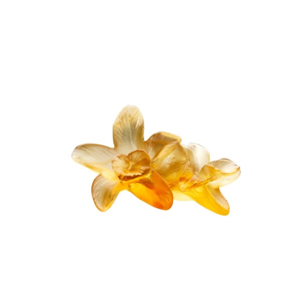 Dekorative Blume, "Tressage", Gelb