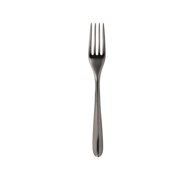 Dessert fork, "L'Ame de Christofle", stainless steel black