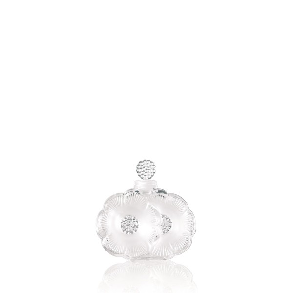 Perfume bottle, "2 Fleurs", clear crystal