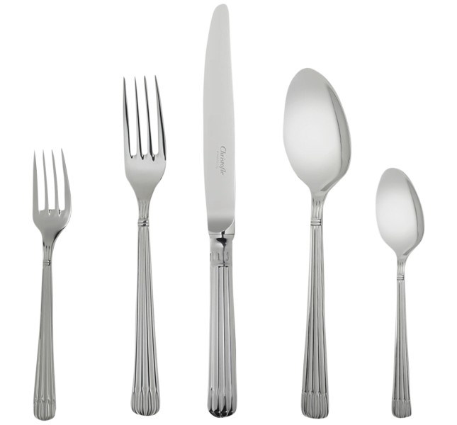 36-piece flatware set with free chest, "Osiris", stainless steel