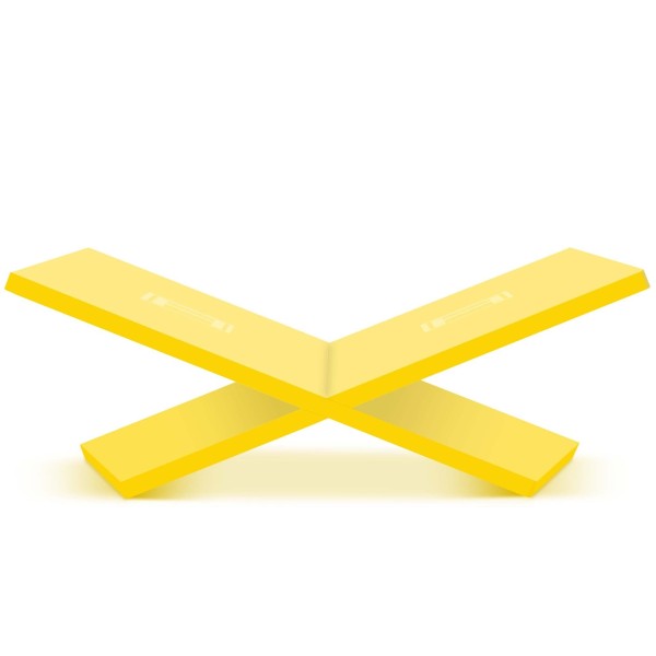 Bookstand, "A", yellow