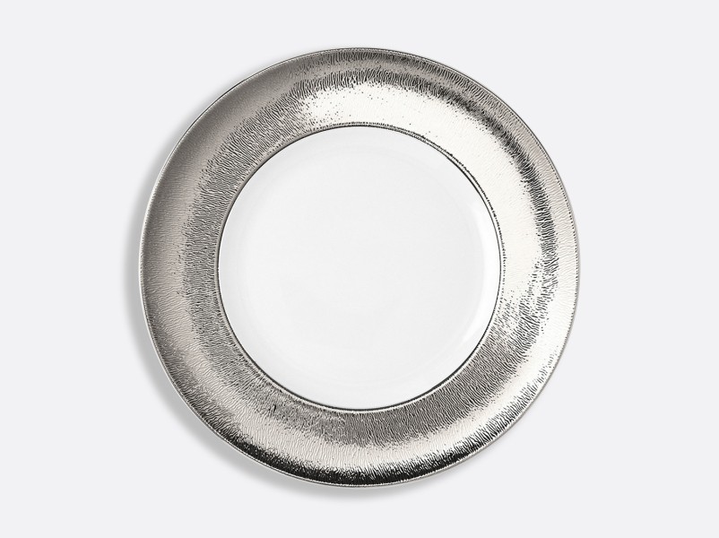 Presentation plate 32 cm, "Dune", platinum