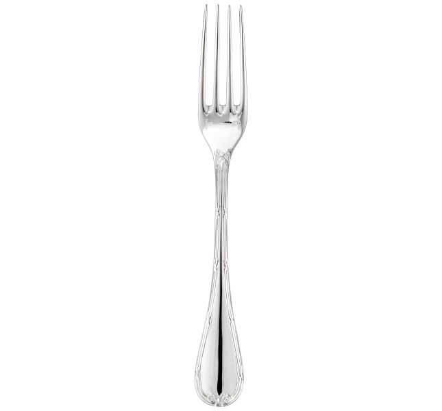 Dinner fork, "Rubans", silverplated