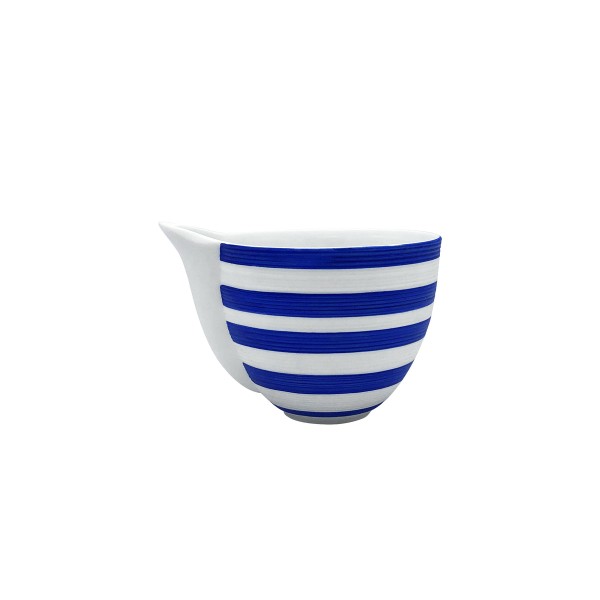 Creamer, small, "Hemisphere - Colors", Striped Royal Blue