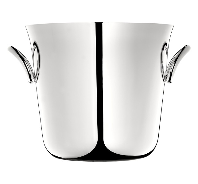 Champagne bucket, "Vertigo", silverplated
