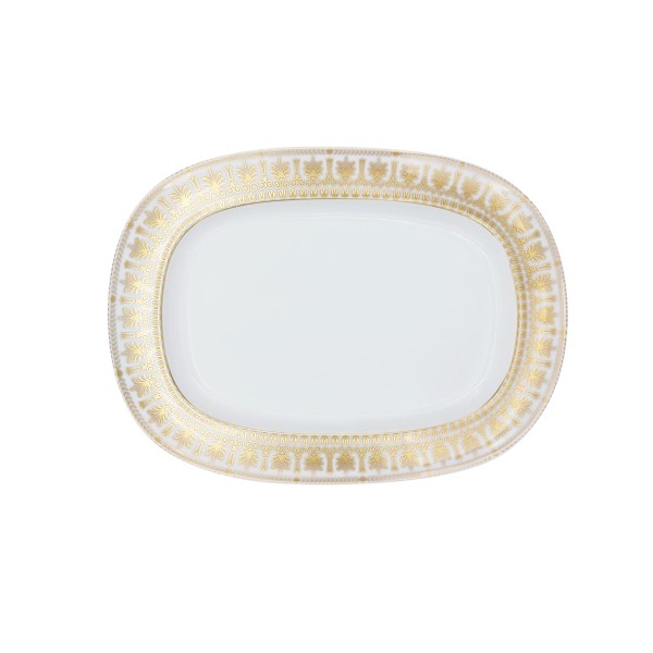 Oval platter, large, "Empire", Gold