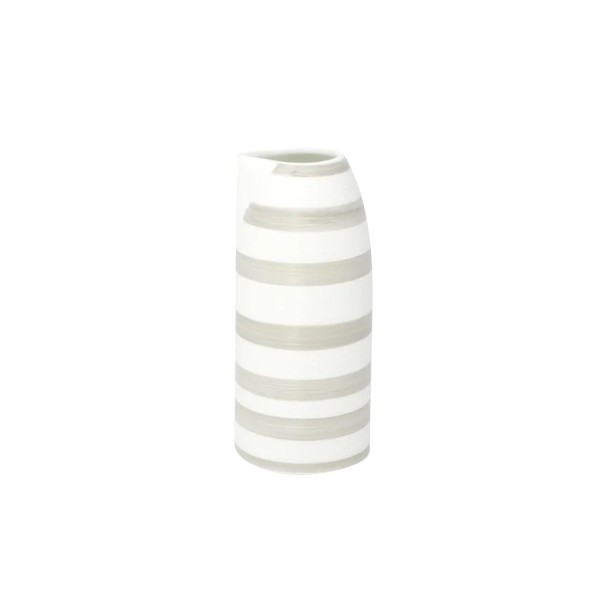 Sake jug, large, "Hemisphere - Colors", Grey Striped