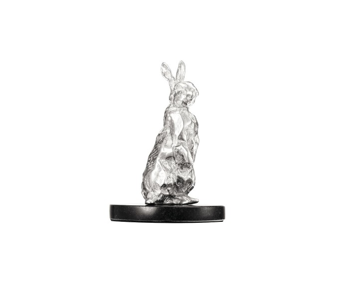 Standing rabbit, "Haute Orfèvrerie", Sterling silver