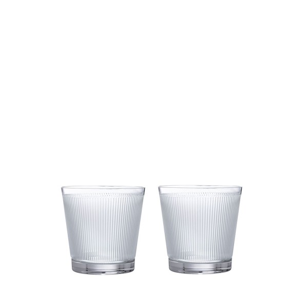 Set of 2 Tumblers, "Wingen", clear crystal
