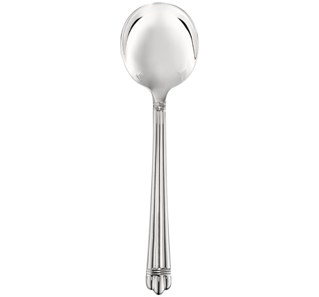 Cream soup spoon, "Aria", silverplated