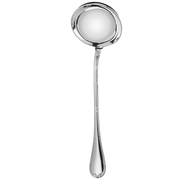Soup ladle, "Rubans", silverplated