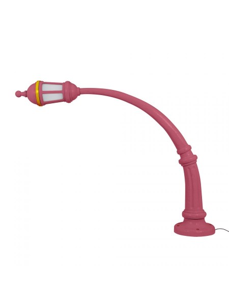 Stehlampe Indoor, "Street Lamp", rosa