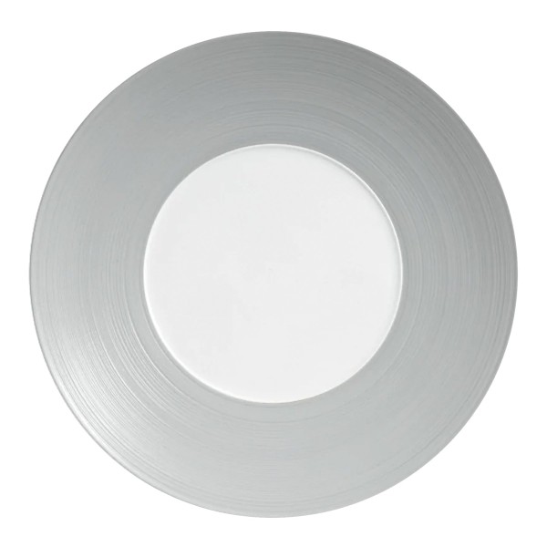 Charger plate, "Hemisphere - Colors", Grey
