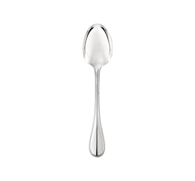 Tea spoon, "Perles", sterling silver