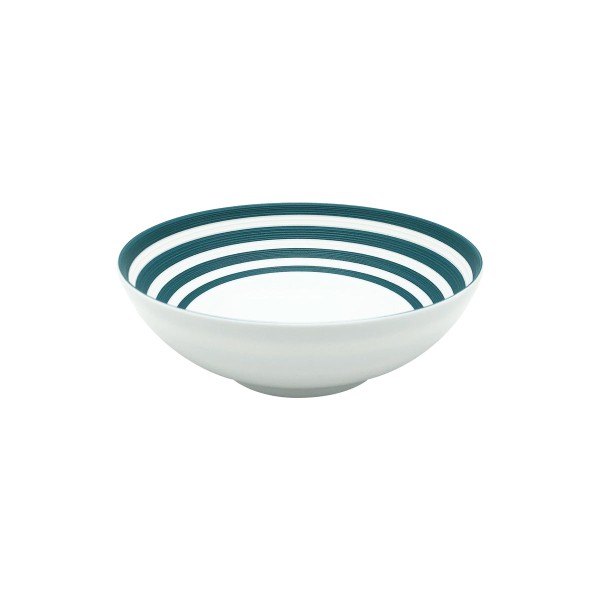 Salad bowl, small, "Hemisphere - Colors", Striped Persian Blue